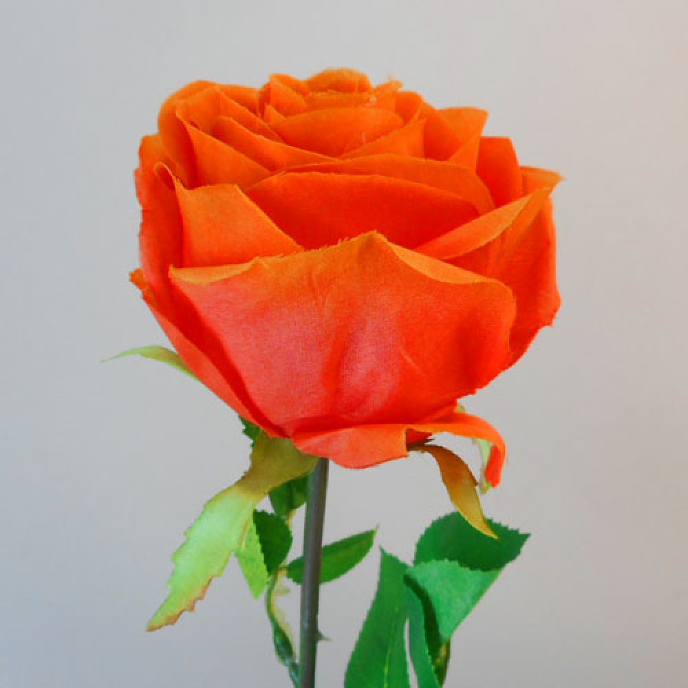 Artificial Roses Orange Crush 60cm Artificial Flowers
